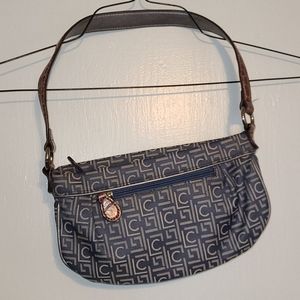 Blue Small Liz Claiborne LC Logo Shoulder Bag